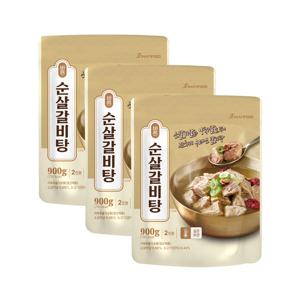 바른 순살갈비탕 900g x3개