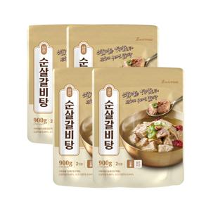 바른 순살갈비탕 900g x4개