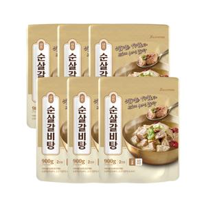 바른 순살갈비탕 900g x6개