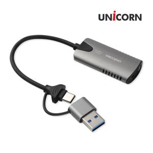 A+C타입 4K 60Hz USB3.0 HDMI 비디오캡쳐보드 영상녹화 VC-300C