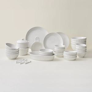 마일드 화이트 6인 그릇 홈세트 35p