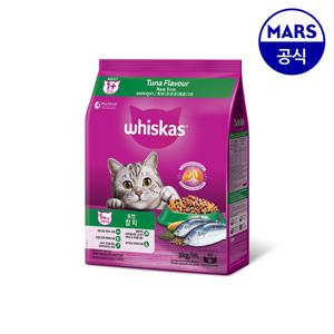 위스카스 건사료 참치 3kg