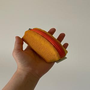 미니 테리 파우치 Orange 키링 파우치 여행용 파우치