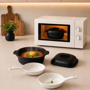 야식&혼밥 세트 (전자레인지 라면용기+딥손잡이앞접시)