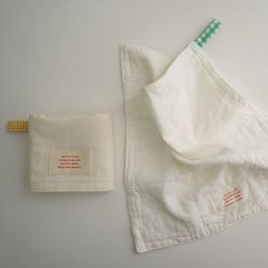 소창 3겹 고리 행주 28x28cm 무형광 키친크로스