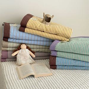[해외] 모던 줄무늬 순면 여름 차렵이불 사계절이불 6colors 2size