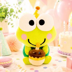 산리오 케로피 생일케이크 인형 큰 대형 애착 수면 굿즈 선물 캐릭터 인형 25cm