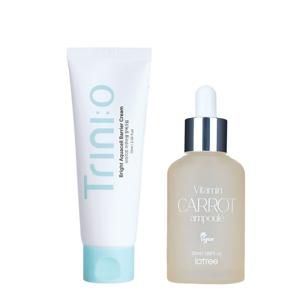 보습장벽 2종세트 브라이트 아쿠아셀 크림 70ml+ 캐롯 앰플 50ml