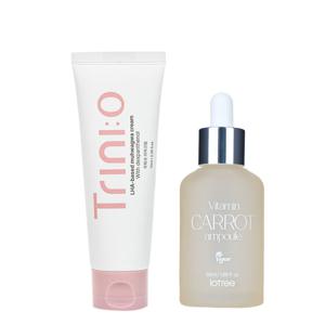 보습충전 2종세트 무화과 4세대 라하크림 70ml+캐롯 앰플 50ml