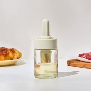 브러쉬 오일병 실리콘 기름솔 유리용기 150ml