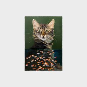 남지형 Symbiosis / 소형 판화 작품 콘솔 선반 인테리어 그림 액자 소품