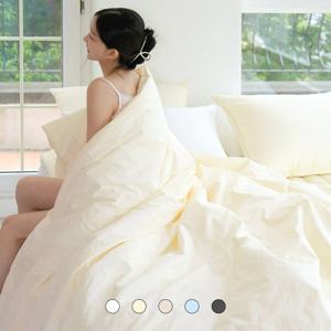 여름이불 냉감 호텔침구 클래식 고밀도 순면80수 광폭 호텔식 이음선없는 차렵이불 6색상