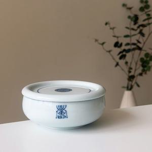 대장금 국산도자기 한정식 반찬 그릇 탕기(볼+뚜껑) 12.5cm
