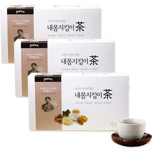 내몸지킴이 상황버섯 동충하초 영지 차가 4종 버섯차 90입세트 3팩