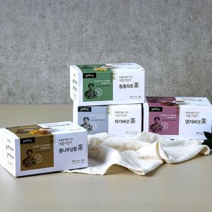내몸지킴이 상황버섯 동충하초 영지 차가 4종 버섯차 120입세트
