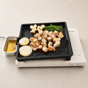 포터블 인덕션 1구 3.7mm 초슬림 인덕션 + 전용 불판 세트