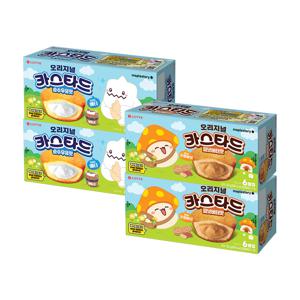 메이플스토리 X 카스타드 피넛버터맛 x2개+카스타드 순수우유맛 x2개