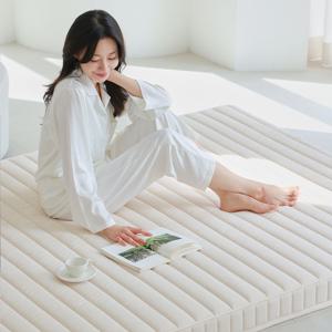 규수방 토퍼 바닥매트리스 10cm 허리가편안한 탄탄 미디엄 두꺼운 국내제조 수면매트 싱글