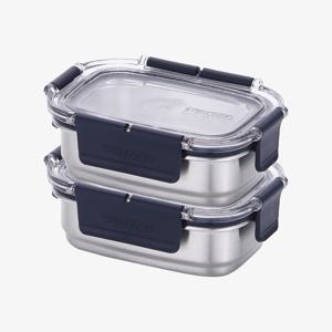 [1+1] 국산 스텐 밀폐용기 모스트 반찬통