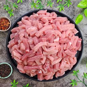 국내산 냉장 돼지고기 등심 탕수육용 통두께(절단없음) 500g