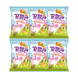 메이플스토리 X 꼬깔콘 메이플버터맛 67g x6개