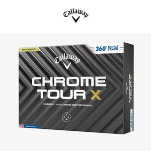 크롬투어 X 360 트리플트랙 화이트 12구 골프공 4피스