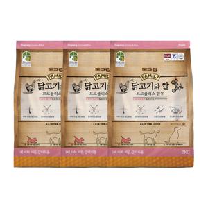 도그랑 훼미리 닭고기와 쌀 퍼피 2kg x 3포 6kg 강아지 사료