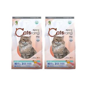 캐츠랑 전연령 3kg x 2포 6kg 고양이사료