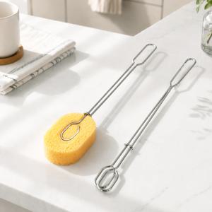 스텐304 주방 텀블러 세척솔 병솔 물병 컵 설거지용 세척 솔 집들이선물