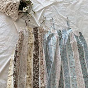 나시 잠옷 원피스 국산 빅사이즈 가능 순면 모아나 플라워 여름 홈웨어 2color
