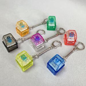 1구 LED 키캡 키보드 키링 딸각이 키홀더 LED키링 클릭커 가방 백팩 열쇠고리 클리커