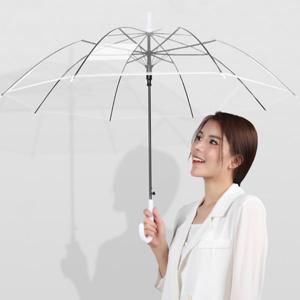 투명우산 비닐우산 8살대 자동우산 대형우산 시야확보우산