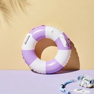 키즈 물놀이튜브 스트라이프 S 65cm 퍼플