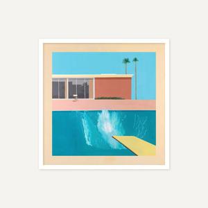데이비드 호크니 / A Bigger Splash, 1967 (액자 포함)