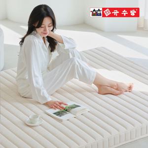 규수방 토퍼 바닥매트리스 10cm 허리가편안한 탄탄 미디엄 두꺼운 국내제조 수면매트 싱글