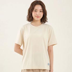 브라없이 쾌적하게 캡내장 에어로라이트 여성 반팔 노브라 티셔츠 BR100
