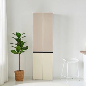고급 컬러 이동선반형 키큰 모던 블랙모서리 수납장(60cm 5색) 높은 키친