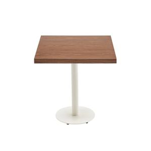 베이직 심플 우드 화이트 사각 카페 테이블(80cm 2색) 업소용 티 식탁 가구