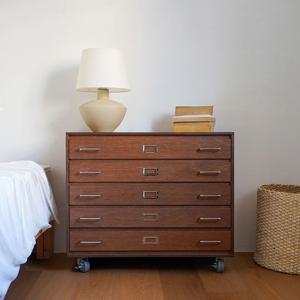FILE CABINET : WOOD DOOR 라왕합판 지류함 5단서랍장