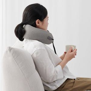 롤링 메모리폼 목 쿠션_그레이