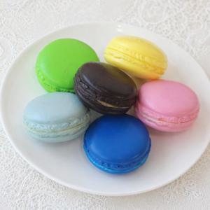 파스텔 한 입 마카롱 모형 디저트 홈카페 소품 6color