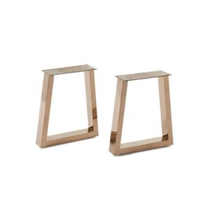 높이40cm 거실장 소파테이블 벤치의자용 로즈골드 다리부속(2개 SET) 철제