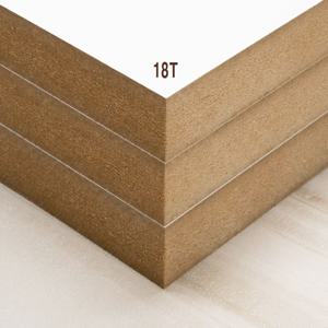 화이트 무광 18T MDF 합판 양면필름코팅 주문제작 재단 100x100