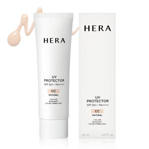 UV 프로텍터 CC 50ml 씨씨 톤업크림 커버력 좋은 광채 NEW SPF50+
