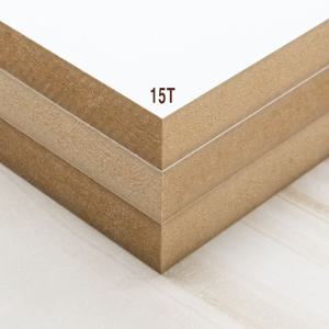 화이트 무광 15T MDF 합판 양면필름코팅 주문제작 재단 100x100