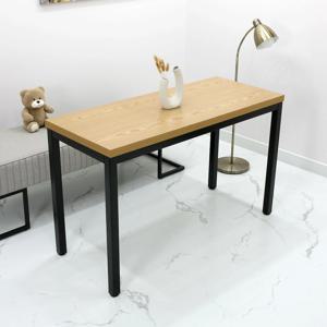 카페 탁자 4인용 오크 식탁 1200 450 슬림형 커피머신 테이블 선반 CT45120b