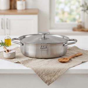 316Ti 스텐 통5중 코닉 전골 냄비 24cm