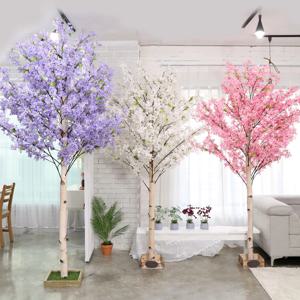 고퀄리티 인테리어 제작 인조나무 라일락나무 4color 2size