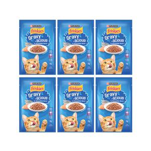 프리스키 주식파우치 그레이비 바다생선 70g 6팩