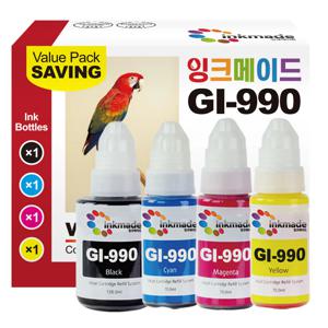 캐논 GI-990 호환 잉크세트 G3910 G2910 G3900 G3915 G2915